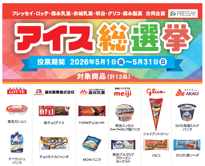 アイス総選挙　結果発表！