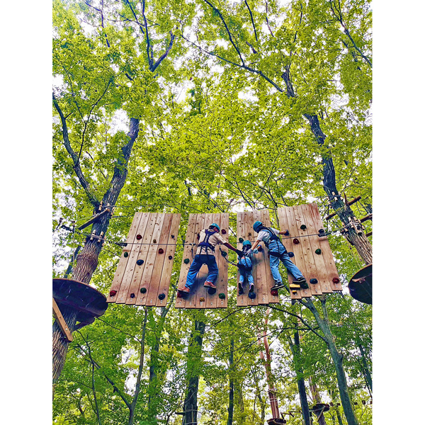 那須の森の空中アスレチック『ＮＯＺＡＲＵ』　子ザルコース　大人２名様＋子供２名様