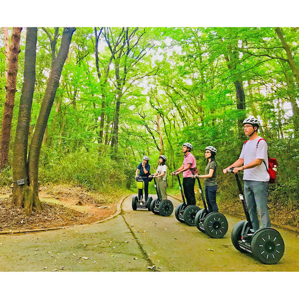 武蔵丘陵森林公園プライベートセグウェイツアー１～３名様（150分）：ツアーに申し込んだ人数（グループ）だけの貸切ツアー